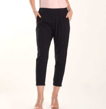 Lee Checkered Trousers for Women