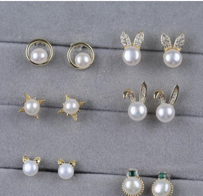 Natural Freshwater Pearl Earrings For Women