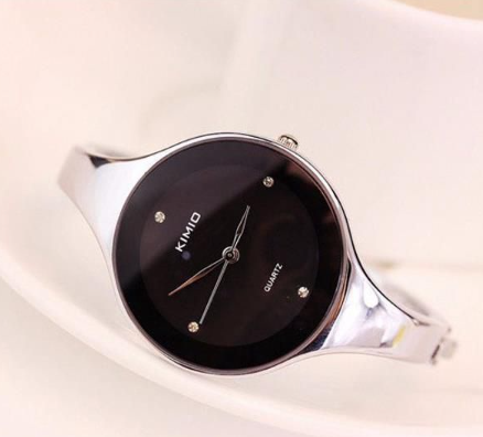 KIMIO Quartz Women's Silver Stainless Steel Bracelet Fashion Watch