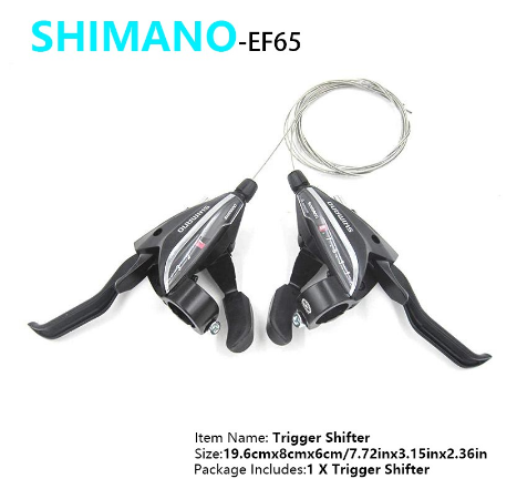 SHIMANO EF65 Mountain Bike Bicycle Aluminum Alloy Single 3/7/8/9 Left Right Speed Trigger Shifter Brake Derailleur