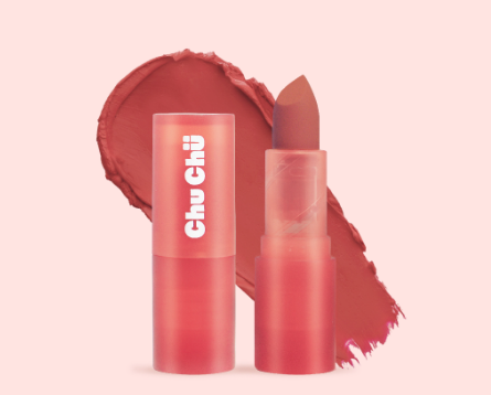 Chu Chu Beauty Matte Bomb in Classic Coral