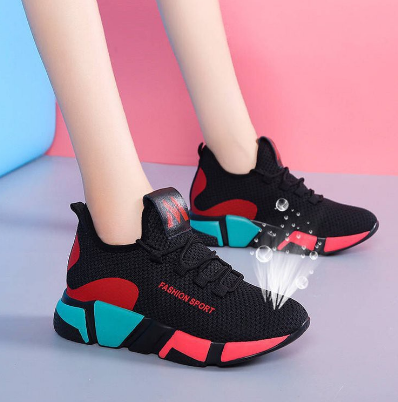 Korean Rubber Shoes Breathable Sneakers For Women