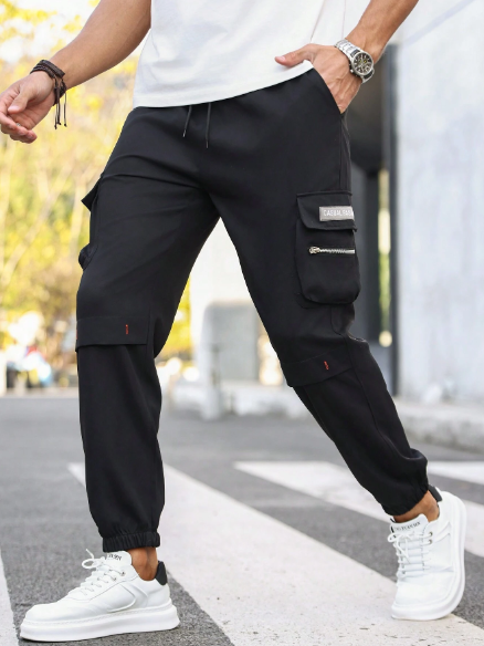 Manfinity Hypemode Men'S Zipper Cargo Pants