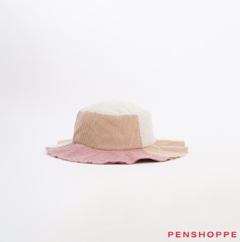 Penshoppe Patchwork Bucket Hat For Women Multi-Color Combination