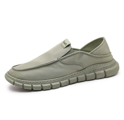 Ice Silk Fabric Breathable One-Step Men's Trendy Shoes