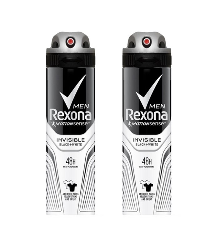 Rexona Men Motionsense Deodorant Spray Invisible Dry 150ML BUNDLE OF 2