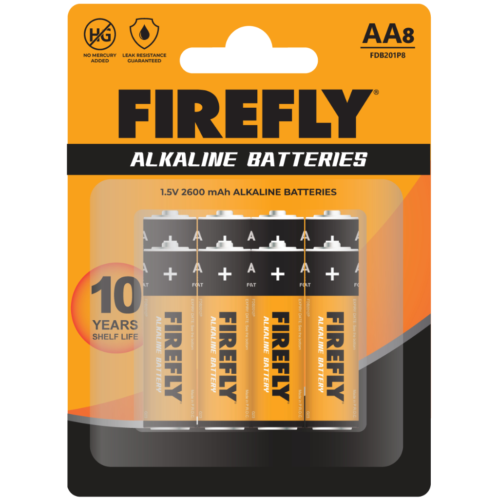 Firefly Alkaline Battery - AA8