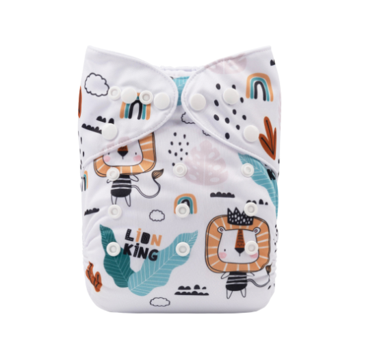 Alva Baby Cloth Diapers Washable Reusable Real Cloth Pocket Nappy Diaper Only D40