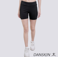 Danskin Essentials Black Cycling Shorts With Hidden Pocket Activewear For Women