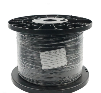 Fiber Optic Cable 1 km 1000 meters FOC Pure Black Single Core Fiber Cable