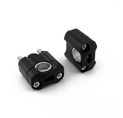 2 PCS 22MM/ 28MM CNC HANDLE BAR LIFTER HANDLE BAR EXTENSION WITH BUSING MOTORCYCLE