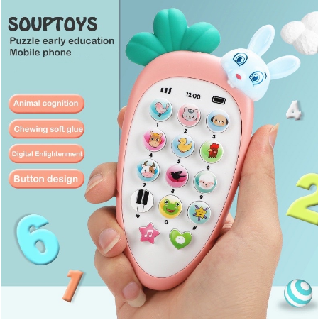 BEST Educational Toys Cellphone English Learning Toy with Music Light