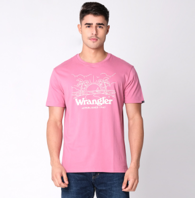 Wrangler Men's Graphic Logo T-Shirt