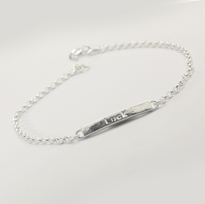 Silver W018 Italy 925 Luck Ladies Bracelet