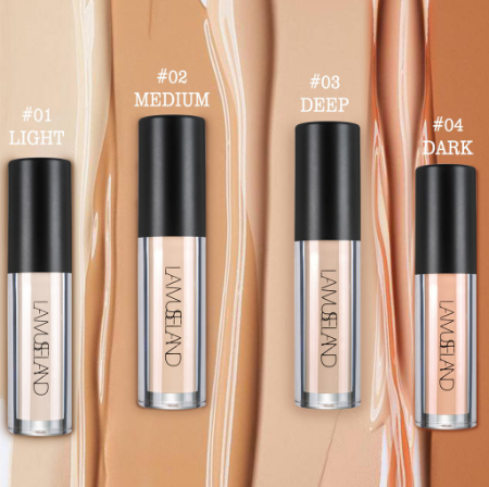 Lamuseland 4 Color Liquid Concealer Facial Beauty Makeup Cosmetic