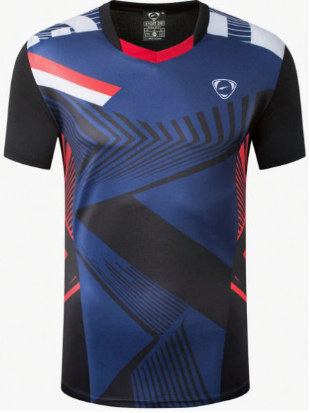 1pc Men Compression Fit Short Sleeve Tennis/Golf/Bowling/Running Shirt, Moisture Wicking, Black (LSL295)