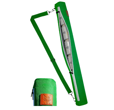 LNX Golf Cooler Sleeve by Checkpoint 30 | Keep Cans Cold up to 6 Hours | Insulated, Convenient, and Stylish | for Golf, Camping, and Outdoor Activities | Stores up to 6 Cans