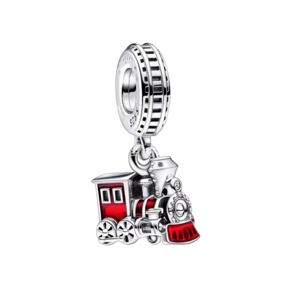 S925 Pandora Disney Series Charm Pendant Pumpkin Car with Beadles Suitable for Pandora Bracelet Exquisite Jewelry Gift s12