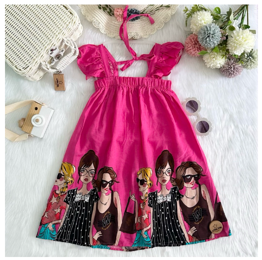 Littlestar Kids Flowy Maxi Summer Dress C4
