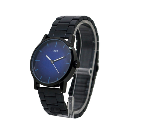 Timex Analog Black Stainless Steel Analog Quartz Watch For Men TW00NTD07E CLASSICS
