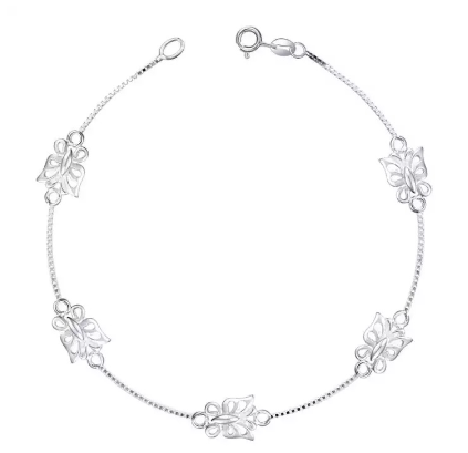 Silver Fashion Jewelry Accessory Ladies' Bracelet B018