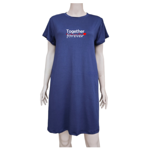 KELA MATERNITY T-SHIRT DRESS FOR ALL MOMMIES FIT TO MEDIUM TO XLARGE BODY FRAME COTTON SPANDEX C12