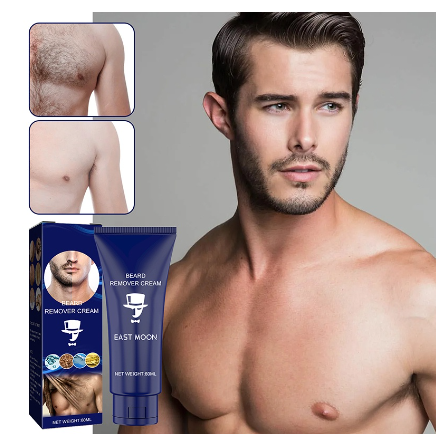 Men Permanent Beard Removal Cream Depilatory for Face Body Hair Remover