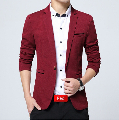Men's Suit Man Suits Korean Design Slim Fit Blazer Gentle Stylish Men's Suit