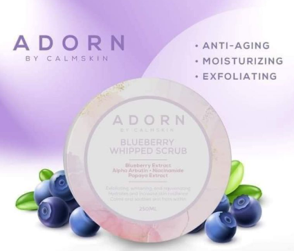 ADORN Blue berry Scrub By Calmskin