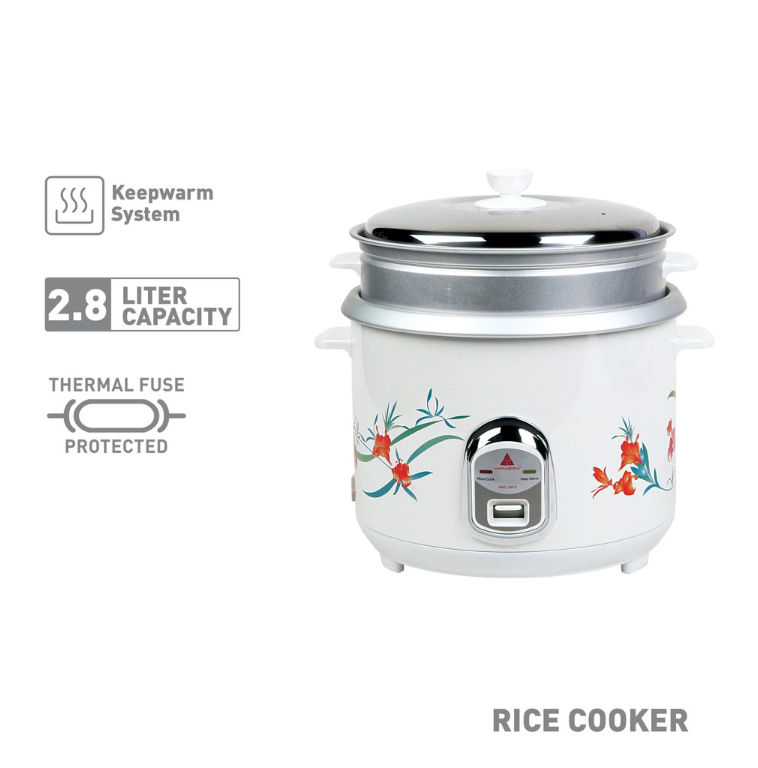 Hanabishi Rice Cooker HHRC28FS 2.8L 15 cups