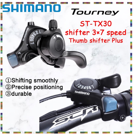 Shimano shifter 7 speed SL-TX30 shifter 3×7 speed Bicycle Thumb Gear Shifter Lever For MTB Road Bike