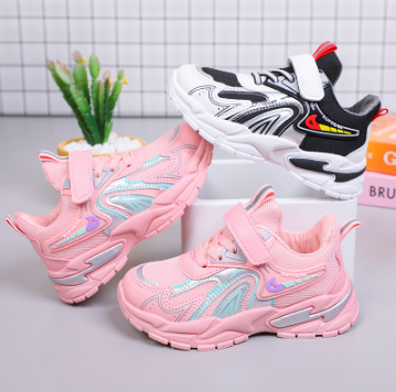 Fashion Sneaker for Kids Velcro Casual Travel Shoes for Kids