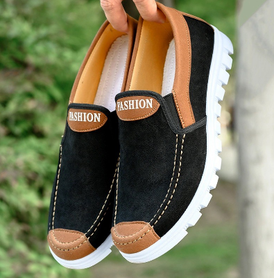 New Men's Denim Made Casual Wear Rubber Shoes Canvas Shoes
