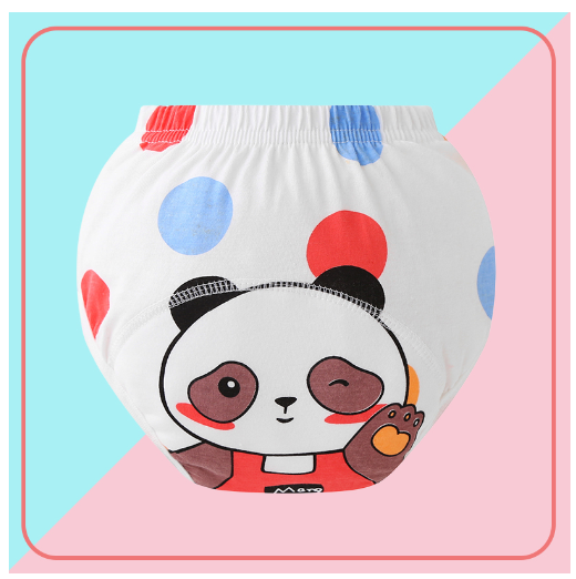 BBking 0-3T Children's Training Pant Cotton Antibacterial Breathable Washable Baby Diaper Pants TP13