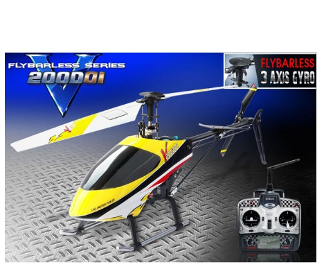 Walkera HM V200D01 Flybarless 2.4Ghz RC Helicopter BNF Version No trasmitter included