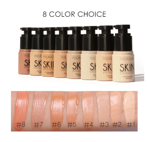FOCALLURE 24Hours Foundation HD Full Cover Matte Liquid BB Cream Matte Natural Waterproof Foundation Face Makeup