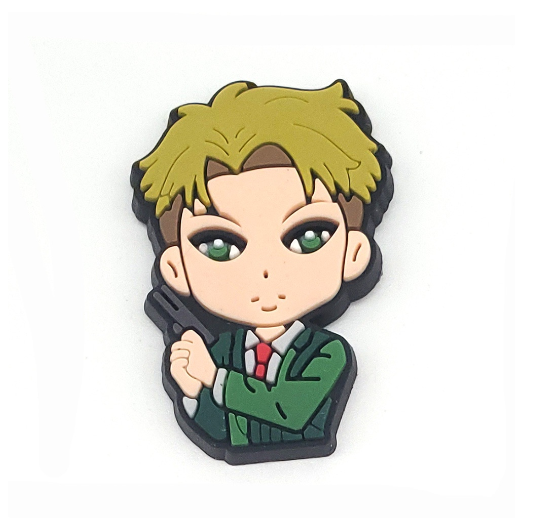 Cute Spy Family Jibitz for Croc Pin Anya Yor Forger Jibbits Charm Anime Jibits Crocks Men Shoe Charms Shoes Accessories Decoration G19