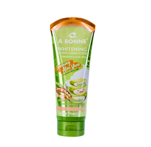 Abonne Whitening Shower Cream Scrub 350G - Tamarind & Aloe Vera  A082
