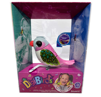 Digibirds Series 2 Hooded Parrot Wb Interactive Bird Toy