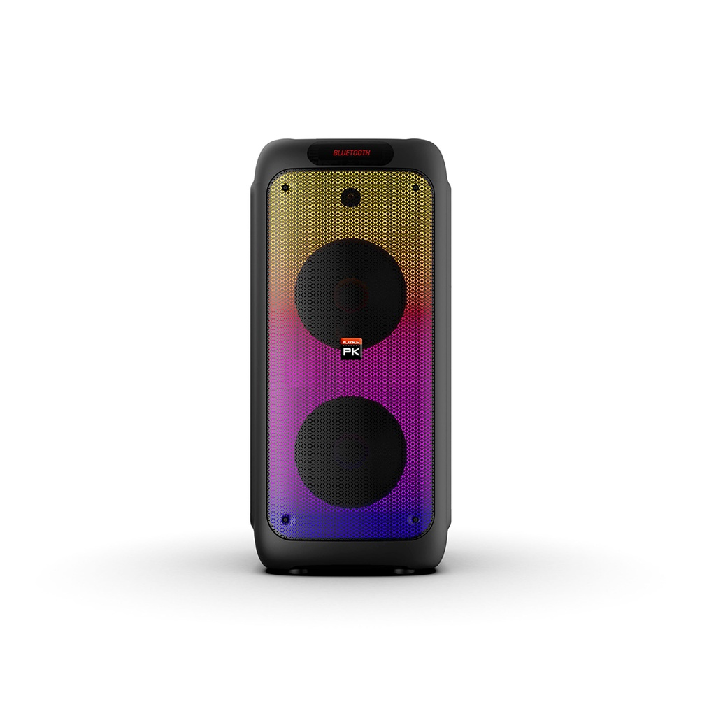 Platinum Karaoke DK88 Duo Party Jukebox Speaker w/ Built-in Karaoke - Partybox/Guitar amp/Fire Light