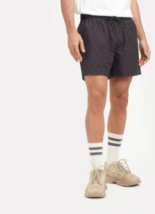OXGN All Over Print Urban Fit Shorts For Men