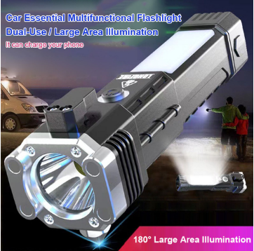 Multi-Function Flashlight Surpe Bright Outdoor Hiking Equipment