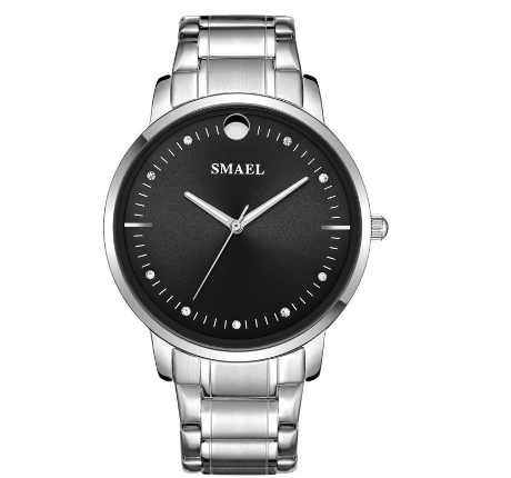 SMAEL 9023 Brand Business Mens Watches Fashion Waterproof Clock Stainless Steel Quartz Men's Watch Top Luxury Wrist Watch 004