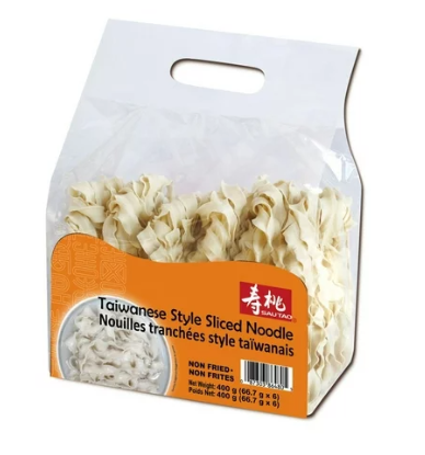 Sau Tao Taiwanese Style Sliced Noodle for Soup Stir Fry 400g