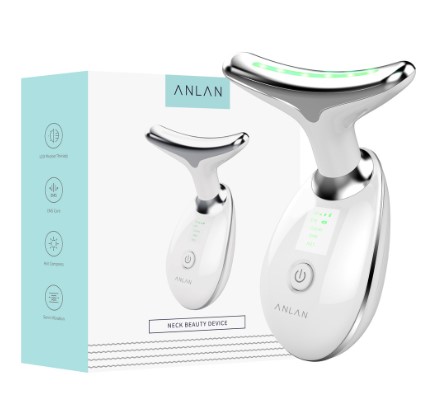 Light Therapy Neck Beauty Device Anti Wrinkle Neck Skincare Hot Compress Neck Firming Lifting