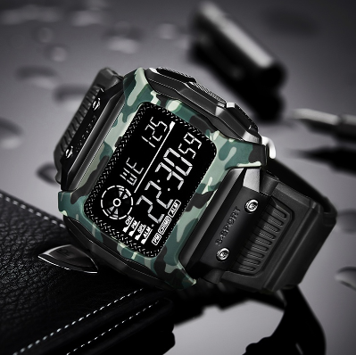 Multi-Functional Digital Sports Men's Watch Waterproof And Shock Resistant For Men