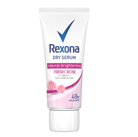 Rexona Natural Brightening Deodorant Dry Serum Fresh Rose 50ml