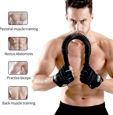 Power Twister Bar Arm And Chest Builder Strength 20/30/40/50/60 Kg Training Fitness Gym Equipment