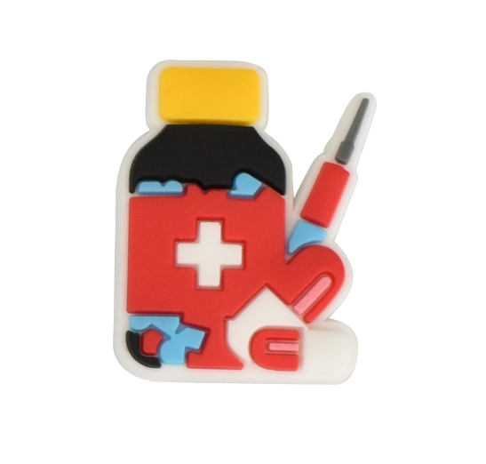Cartoon Nurse Cap Crocs Jibbitz Medical Shoe Charms Medicine Kit Jibitz Croc Bandag Jibbits Charm for Kids Shoes Accessories Decoration 15