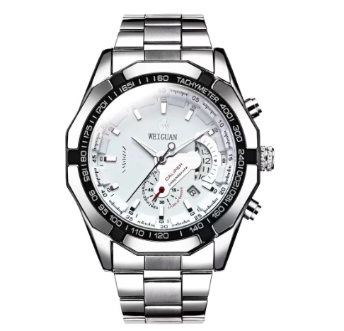Binbond Original Luxury Watch Calendar Waterproof Luminous Luxury Stainless Steel Fashion Business Quartz Watch Men's Watch M09